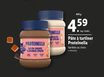 Lidl Pâte à tartiner Proteinella offre