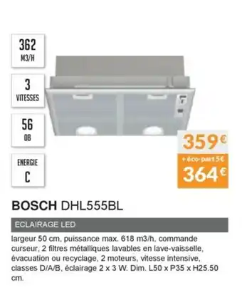 Copra Bosch DHL555BL offre