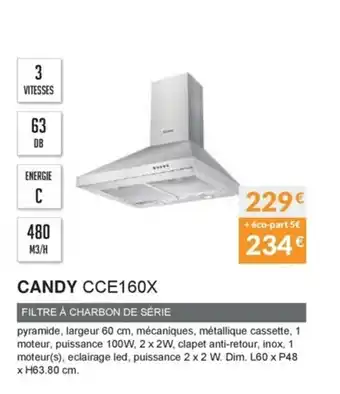 Copra Candy CCE160X offre