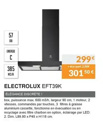 Copra Electrolux EFT39K offre