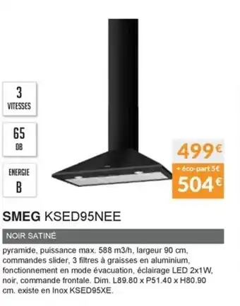 Copra Smeg KSED95NEE offre