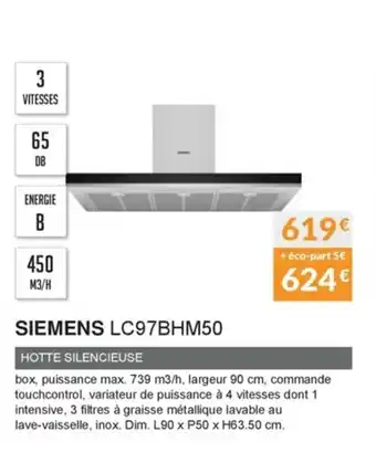 Copra Siemens LC97BHM50 offre