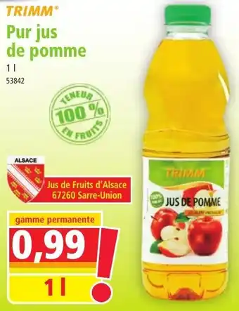 Norma Pur jus de pomme offre