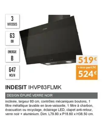 Copra Indesit IHVP83FLMK offre