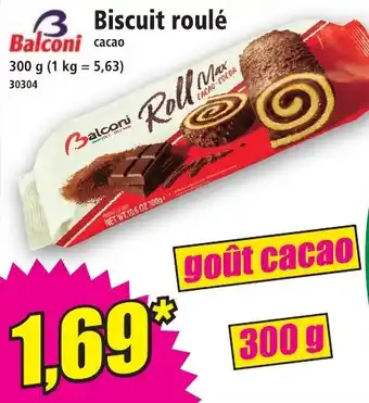 Norma Biscuit roulé offre