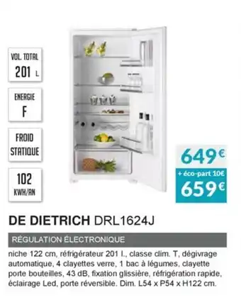 Copra De dietrich DRL1624J offre