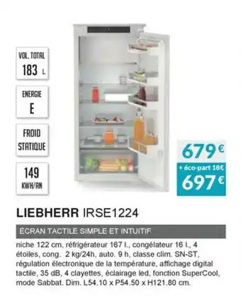 Copra Liebherr IRSE1224 offre