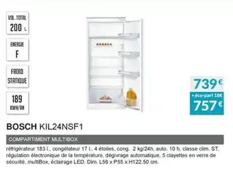 Copra Bosch KIL24NSF1 offre