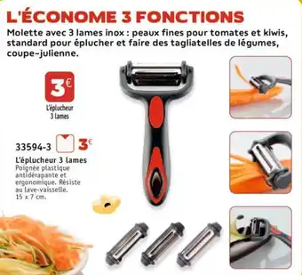L'éplucheur 3 lames
