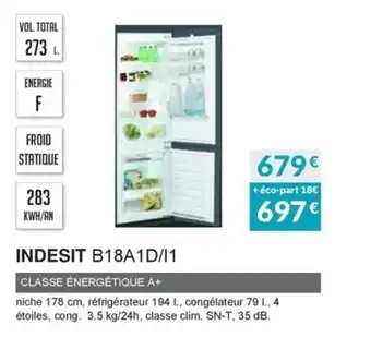 Copra Indesit B18A1D/I1 offre