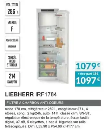 Copra Liebherr IRF1784 offre