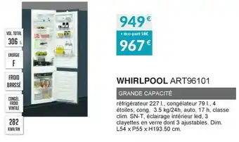 Copra Whirlpool ART96101 offre