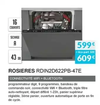 Copra Rosieres RDIN2D622PB-47E offre