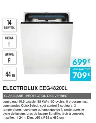 Copra Electrolux EEG48200L offre