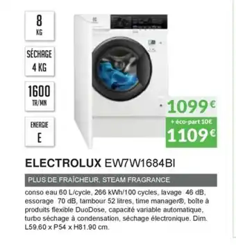 Copra Electrolux EW7W1684BI offre