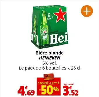 Coccinelle Express Bière blonde HEINEKEN offre