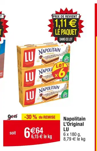 Cora x Carrefour LU Napolitain L’Original offre