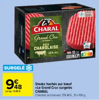 Carrefour Market Steaks hachés pur bœuf offre