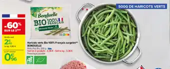 Haricots verts bio 100% français surgelés BONDUELLE