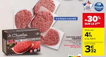 Carrefour Market Steak haché surgelé CARREFOUR offre
