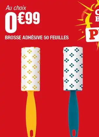 La Foir'Fouille BROSSE ADHÉSIVE 50 FEUILLES offre