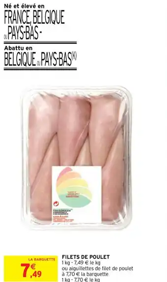 Intermarché Contact FILETS DE POULET offre
