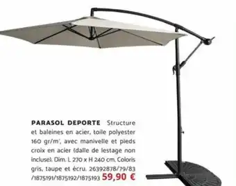 Bricomarché PARASOL DEPORTE offre