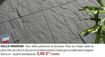 Bricomarché DALLE ONDÉANE offre