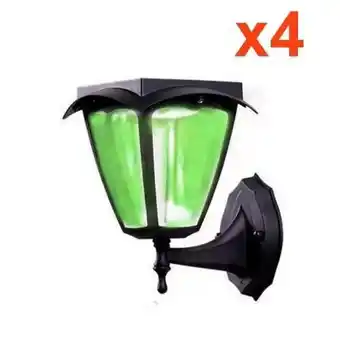 Bricorama Lanterne Solaire Connectée Murale RGBW IP54 (Lot de 4) - SILAMP offre