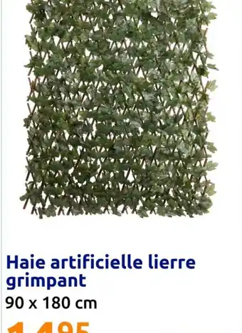 Action Haie artificielle lierre grimpant offre