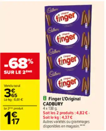 Carrefour Finger L'Original offre