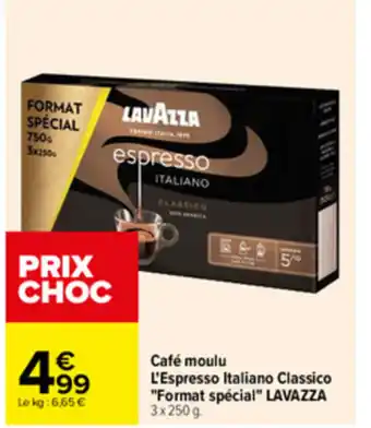 Carrefour Café Moulu L'Espresso Italiano Classico offre
