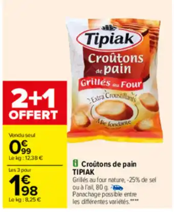 Carrefour Croûtons de Pain offre