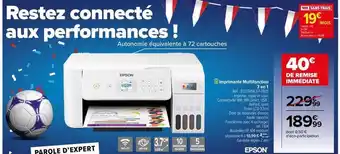 Carrefour Drive Epson - imprimante multifonction 3 en 1 offre