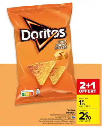 Carrefour Tortillas Doritos offre