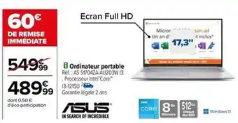 Carrefour Drive Asus - ordinateur portable offre