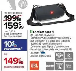 Carrefour Drive Jbl - enceinte sans fil offre