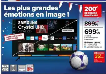 Carrefour Drive Samsung - téléviseur led 4k offre