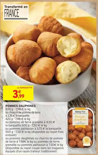 Intermarché POMMES DAUPHINES offre