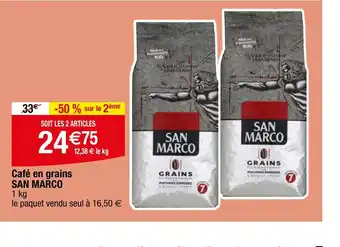 Migros Café en grains offre