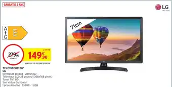 Intermarché LG TÉLÉVISEUR 28 offre