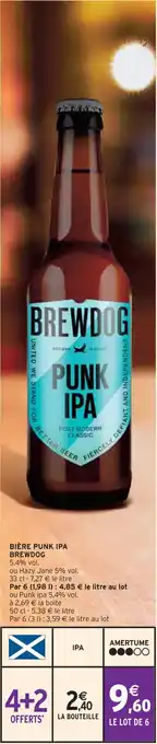 Intermarché BREWDOG BIÈRE PUNK IPA offre