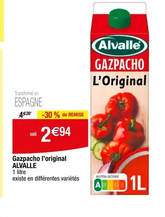 Migros Gazpacho l'original ALVALLE offre