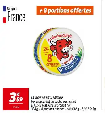 Netto LA VACHE QUI RIT LA VACHE QUI RIT 24 PORTIONS offre