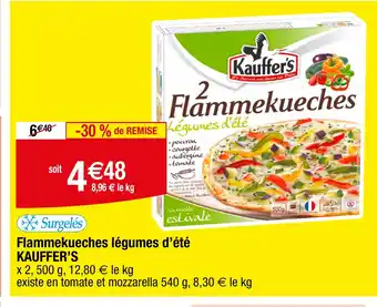 Migros Flammekueches légumes d'été offre