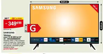 Migros Téléviseur smart TV 4K UHD led 43" offre