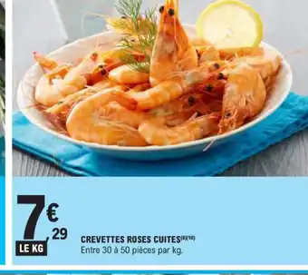 E.Leclerc CREVETTES ROSES CUITES offre