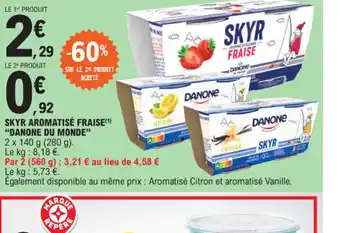 E.Leclerc SKYR AROMATISÉ FRAISE offre