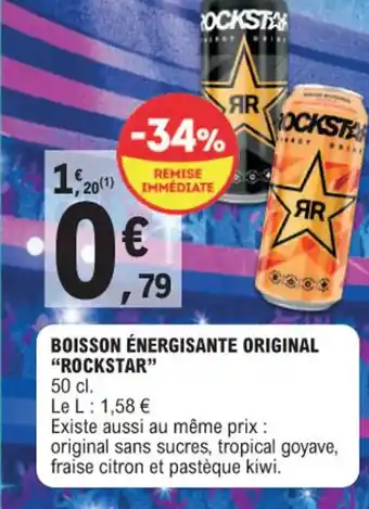 E.Leclerc BOISSON ÉNERGISANTE ORIGINAL offre