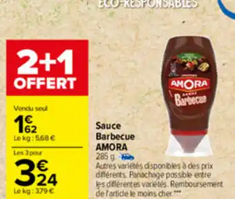 Carrefour Sauce Barbecue Amora offre